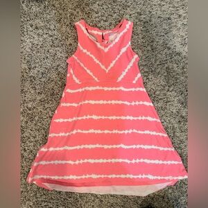 Carter's Pink and White Tie-Dye Kids Dress